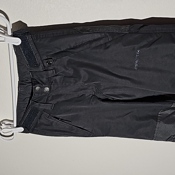 Arctix Youth Snow Pants M Charcoal Gray Insulated Ski Snowboard Outdoor Pockets - Picture 5 of 15